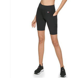 Tommy Hilfiger Black Bike Shorts XS - Women's Workout Shorts